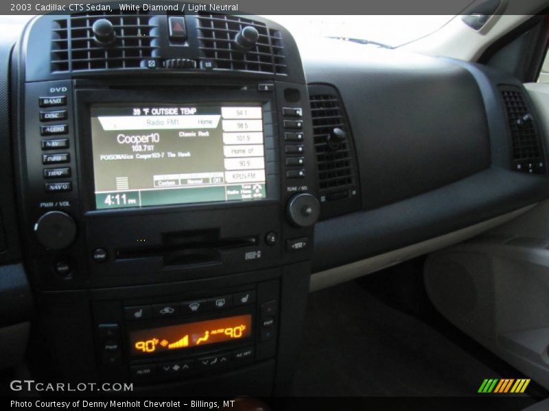 White Diamond / Light Neutral 2003 Cadillac CTS Sedan