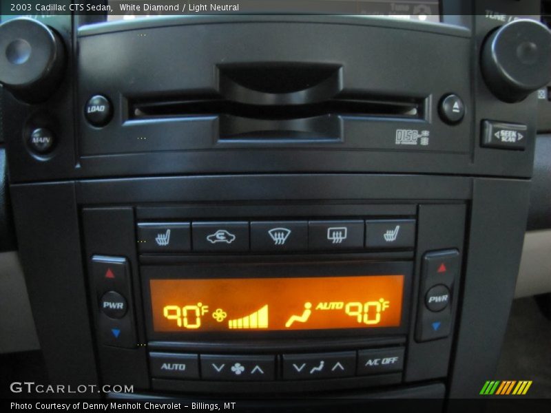White Diamond / Light Neutral 2003 Cadillac CTS Sedan
