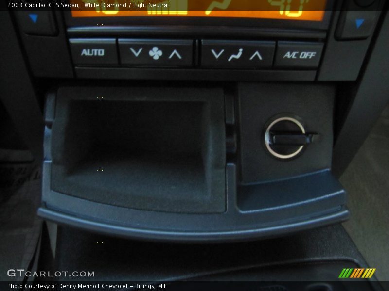White Diamond / Light Neutral 2003 Cadillac CTS Sedan