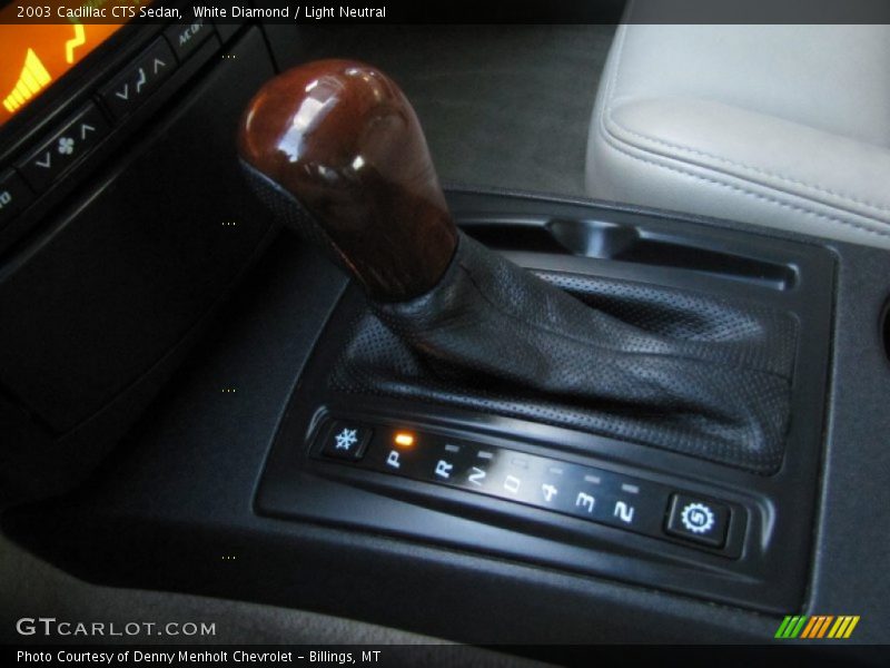 White Diamond / Light Neutral 2003 Cadillac CTS Sedan