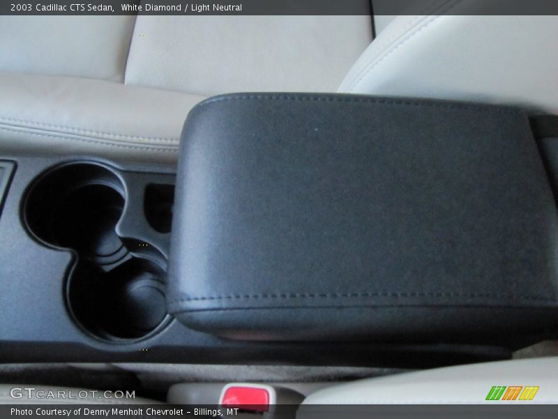 White Diamond / Light Neutral 2003 Cadillac CTS Sedan