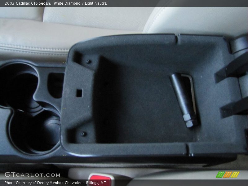 White Diamond / Light Neutral 2003 Cadillac CTS Sedan