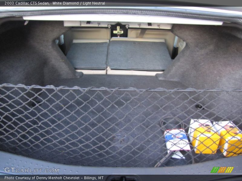 White Diamond / Light Neutral 2003 Cadillac CTS Sedan