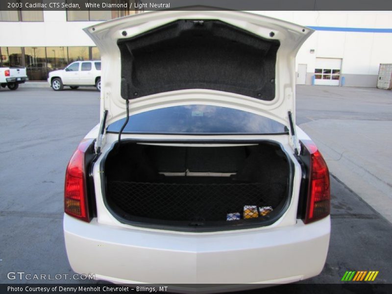 White Diamond / Light Neutral 2003 Cadillac CTS Sedan