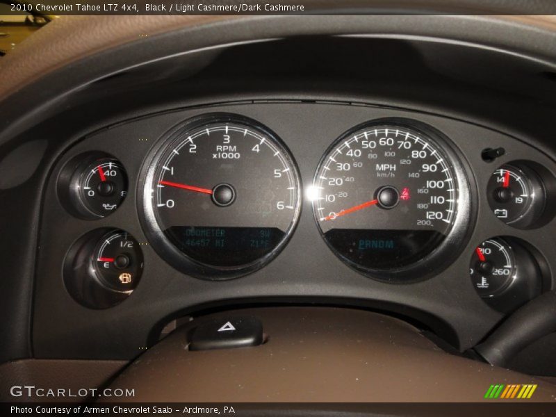 Black / Light Cashmere/Dark Cashmere 2010 Chevrolet Tahoe LTZ 4x4
