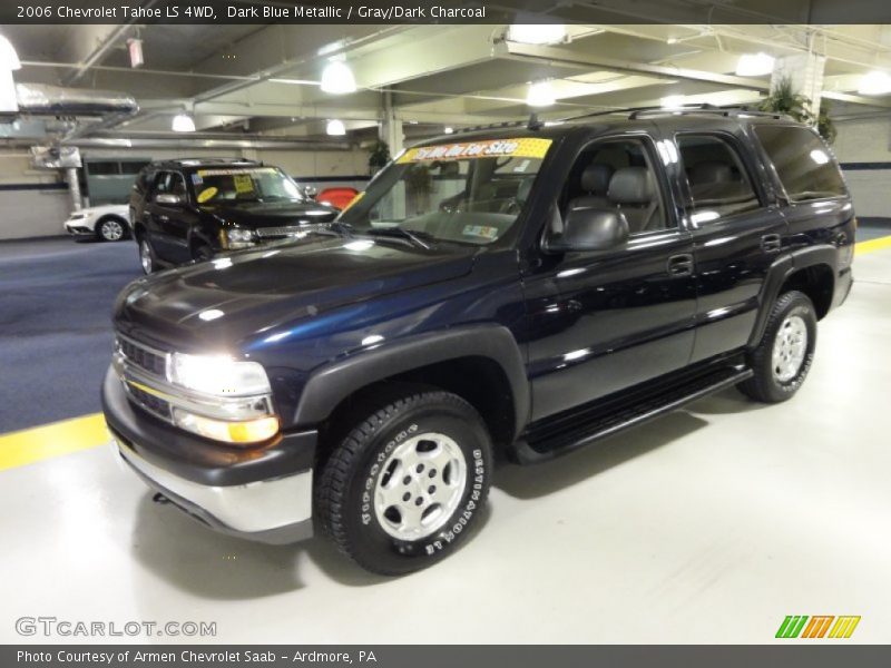 Dark Blue Metallic / Gray/Dark Charcoal 2006 Chevrolet Tahoe LS 4WD
