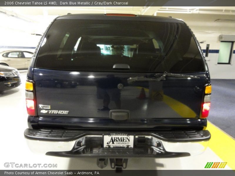 Dark Blue Metallic / Gray/Dark Charcoal 2006 Chevrolet Tahoe LS 4WD