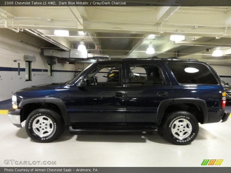 Dark Blue Metallic / Gray/Dark Charcoal 2006 Chevrolet Tahoe LS 4WD