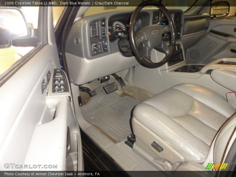 Dark Blue Metallic / Gray/Dark Charcoal 2006 Chevrolet Tahoe LS 4WD