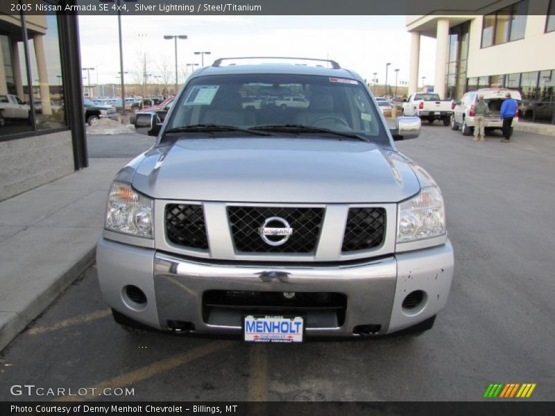 Silver Lightning / Steel/Titanium 2005 Nissan Armada SE 4x4