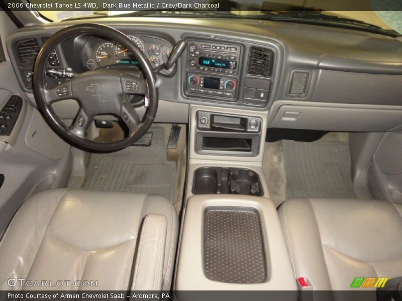 Dark Blue Metallic / Gray/Dark Charcoal 2006 Chevrolet Tahoe LS 4WD