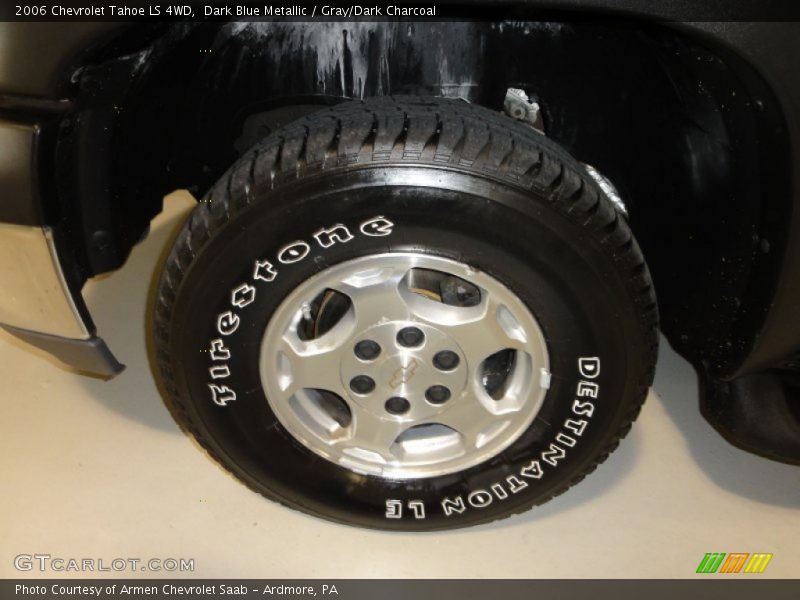 Dark Blue Metallic / Gray/Dark Charcoal 2006 Chevrolet Tahoe LS 4WD