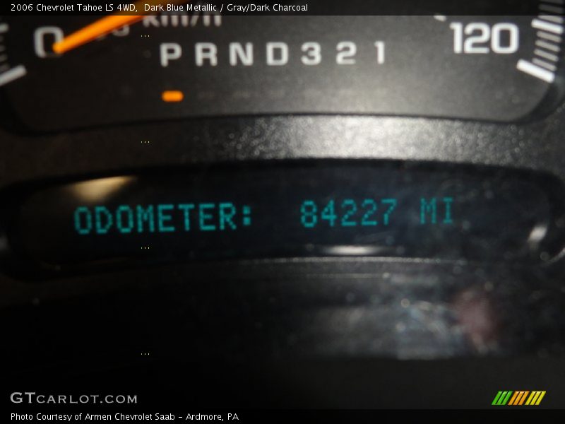 Dark Blue Metallic / Gray/Dark Charcoal 2006 Chevrolet Tahoe LS 4WD