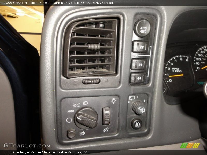 Dark Blue Metallic / Gray/Dark Charcoal 2006 Chevrolet Tahoe LS 4WD