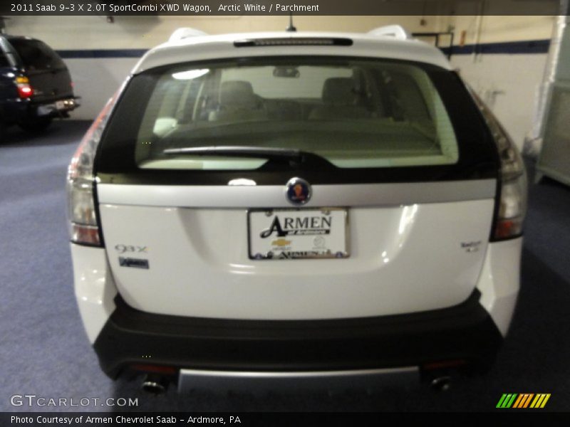 Arctic White / Parchment 2011 Saab 9-3 X 2.0T SportCombi XWD Wagon