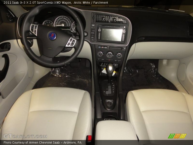 Arctic White / Parchment 2011 Saab 9-3 X 2.0T SportCombi XWD Wagon