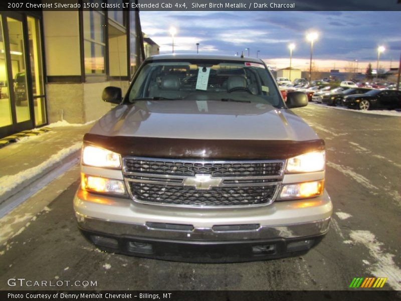 Silver Birch Metallic / Dark Charcoal 2007 Chevrolet Silverado 1500 Classic LT Extended Cab 4x4