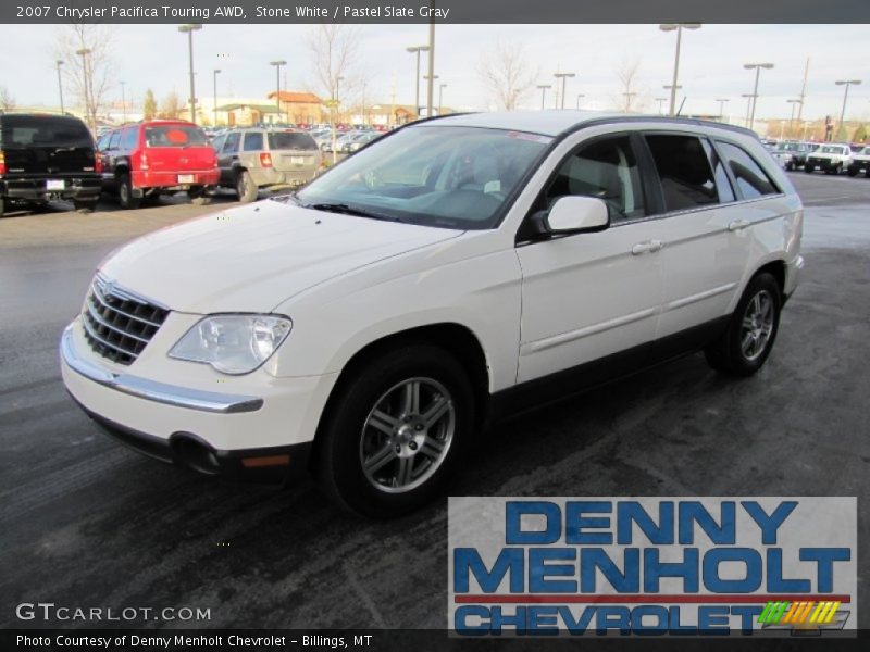Stone White / Pastel Slate Gray 2007 Chrysler Pacifica Touring AWD