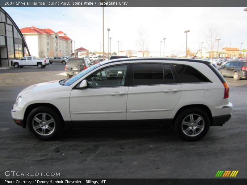 Stone White / Pastel Slate Gray 2007 Chrysler Pacifica Touring AWD