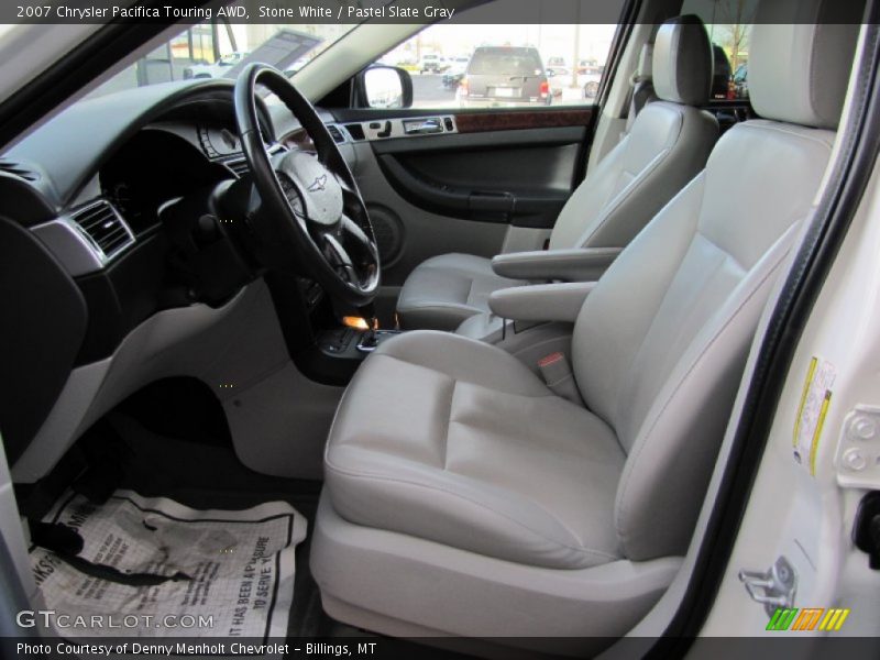 Stone White / Pastel Slate Gray 2007 Chrysler Pacifica Touring AWD