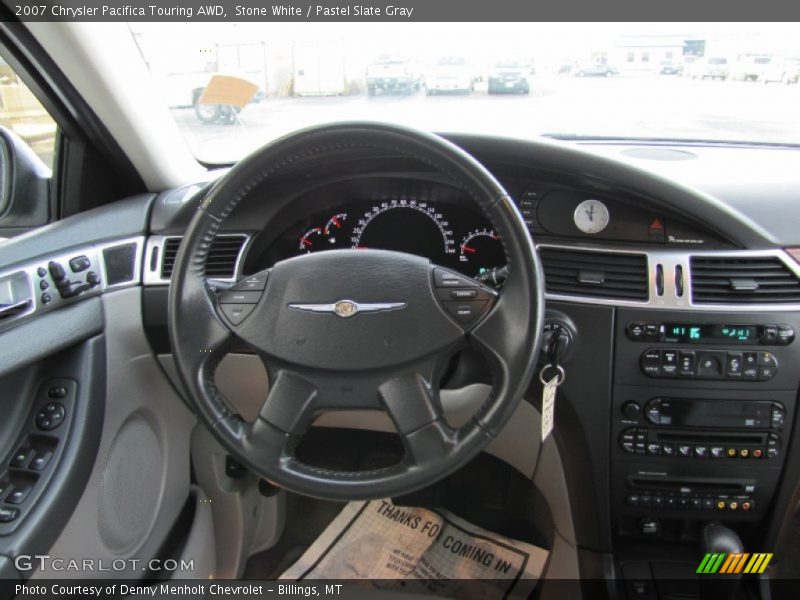 Stone White / Pastel Slate Gray 2007 Chrysler Pacifica Touring AWD