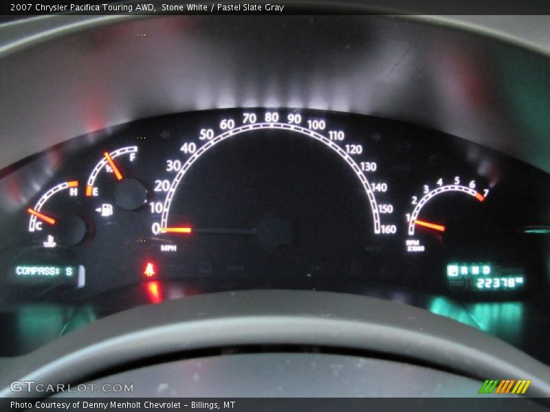 Stone White / Pastel Slate Gray 2007 Chrysler Pacifica Touring AWD