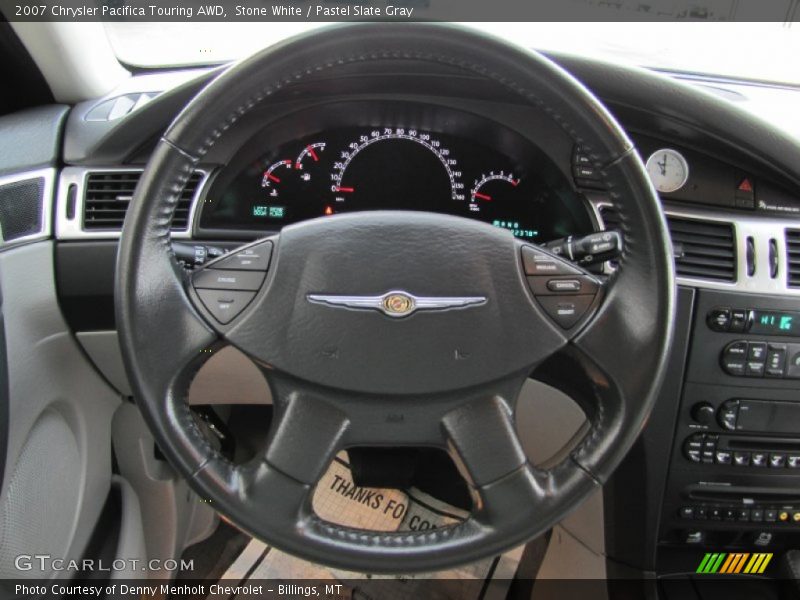Stone White / Pastel Slate Gray 2007 Chrysler Pacifica Touring AWD