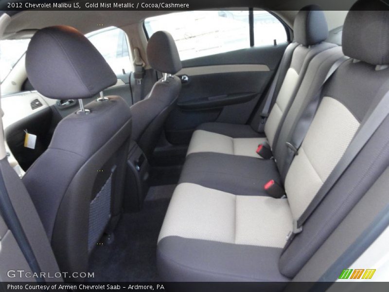 Gold Mist Metallic / Cocoa/Cashmere 2012 Chevrolet Malibu LS