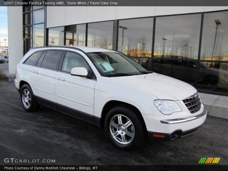 Stone White / Pastel Slate Gray 2007 Chrysler Pacifica Touring AWD