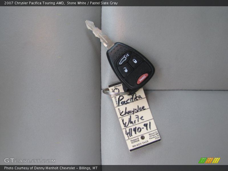 Stone White / Pastel Slate Gray 2007 Chrysler Pacifica Touring AWD