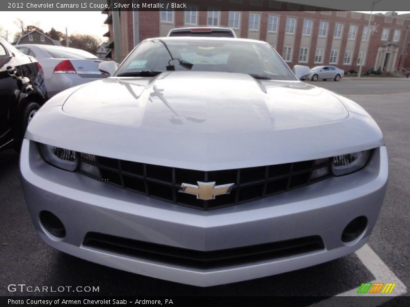 Silver Ice Metallic / Black 2012 Chevrolet Camaro LS Coupe