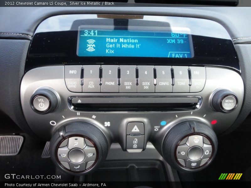 Controls of 2012 Camaro LS Coupe