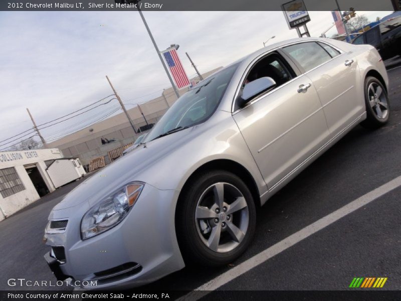 Silver Ice Metallic / Ebony 2012 Chevrolet Malibu LT