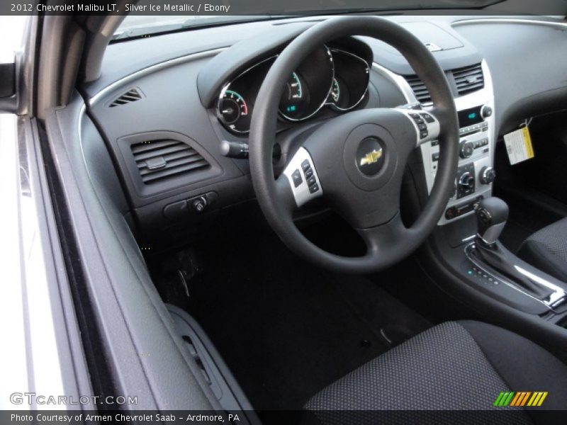 Silver Ice Metallic / Ebony 2012 Chevrolet Malibu LT