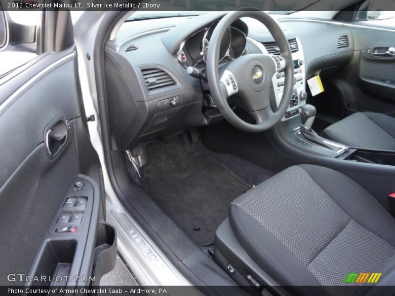 Silver Ice Metallic / Ebony 2012 Chevrolet Malibu LT