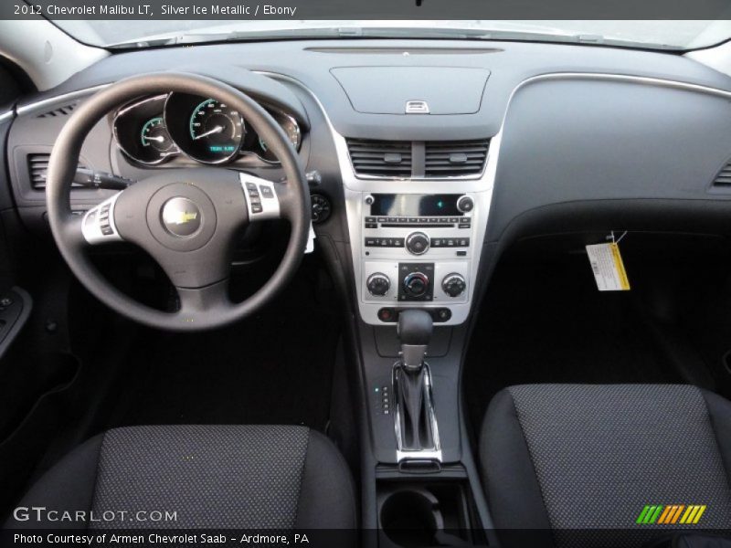 Silver Ice Metallic / Ebony 2012 Chevrolet Malibu LT