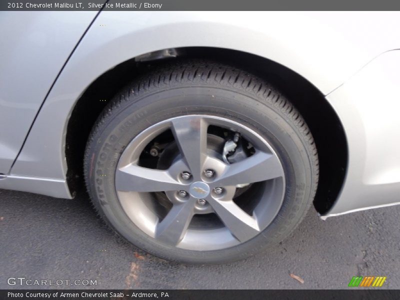 Silver Ice Metallic / Ebony 2012 Chevrolet Malibu LT