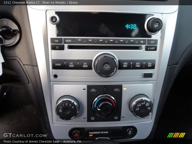 Silver Ice Metallic / Ebony 2012 Chevrolet Malibu LT