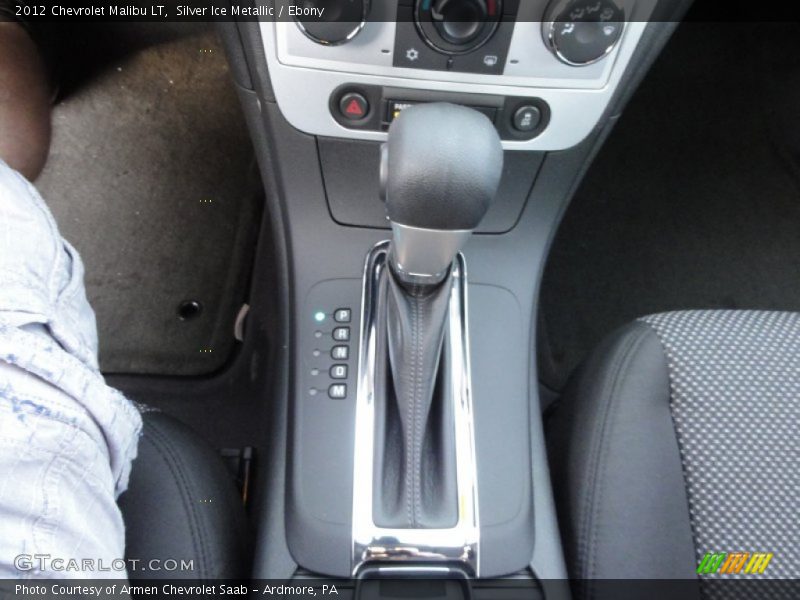 Silver Ice Metallic / Ebony 2012 Chevrolet Malibu LT
