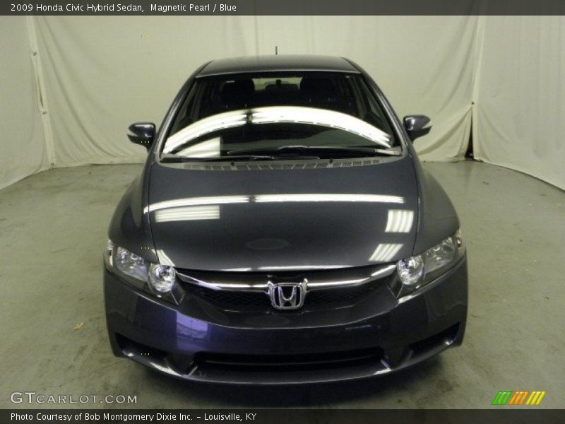 Magnetic Pearl / Blue 2009 Honda Civic Hybrid Sedan