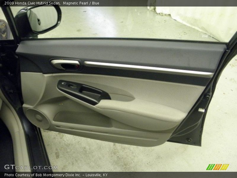 Magnetic Pearl / Blue 2009 Honda Civic Hybrid Sedan