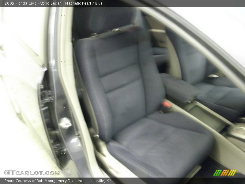 Magnetic Pearl / Blue 2009 Honda Civic Hybrid Sedan