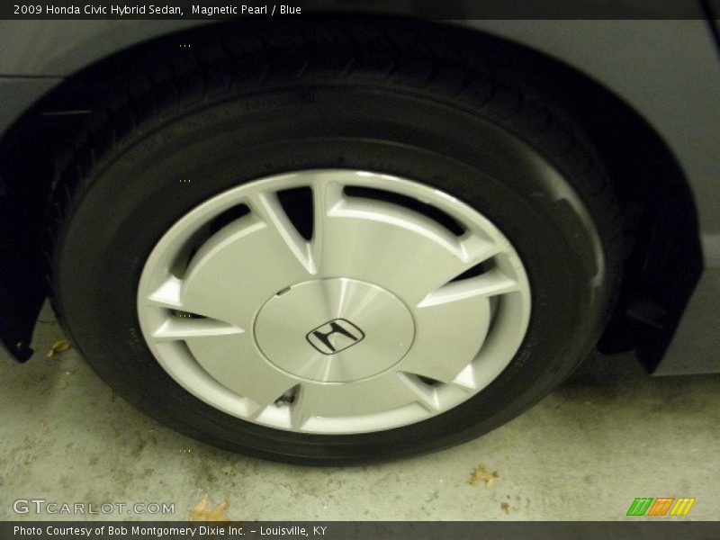 Magnetic Pearl / Blue 2009 Honda Civic Hybrid Sedan