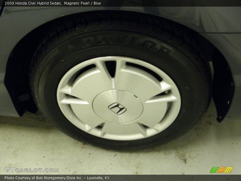 Magnetic Pearl / Blue 2009 Honda Civic Hybrid Sedan