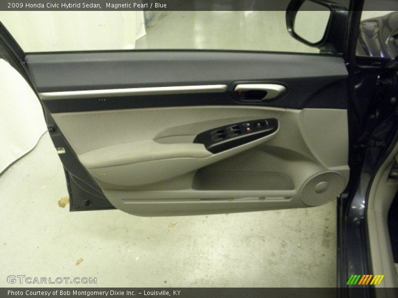 Magnetic Pearl / Blue 2009 Honda Civic Hybrid Sedan