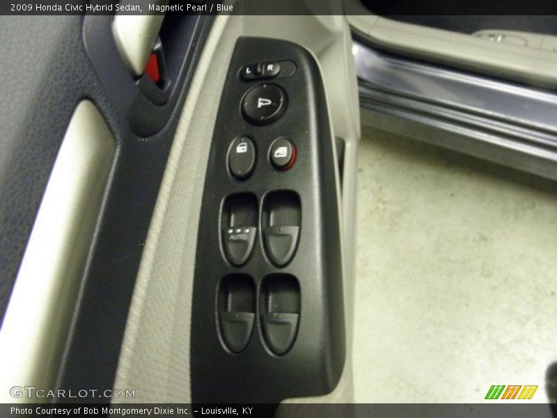 Magnetic Pearl / Blue 2009 Honda Civic Hybrid Sedan