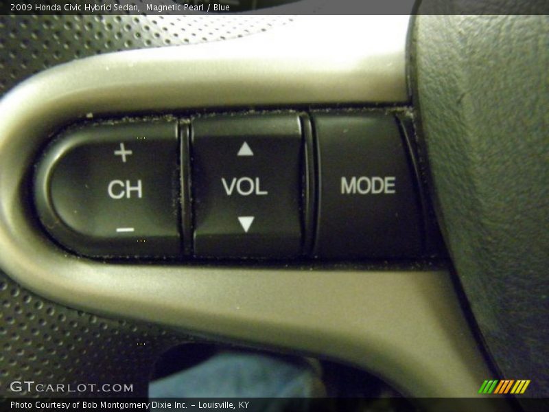 Magnetic Pearl / Blue 2009 Honda Civic Hybrid Sedan