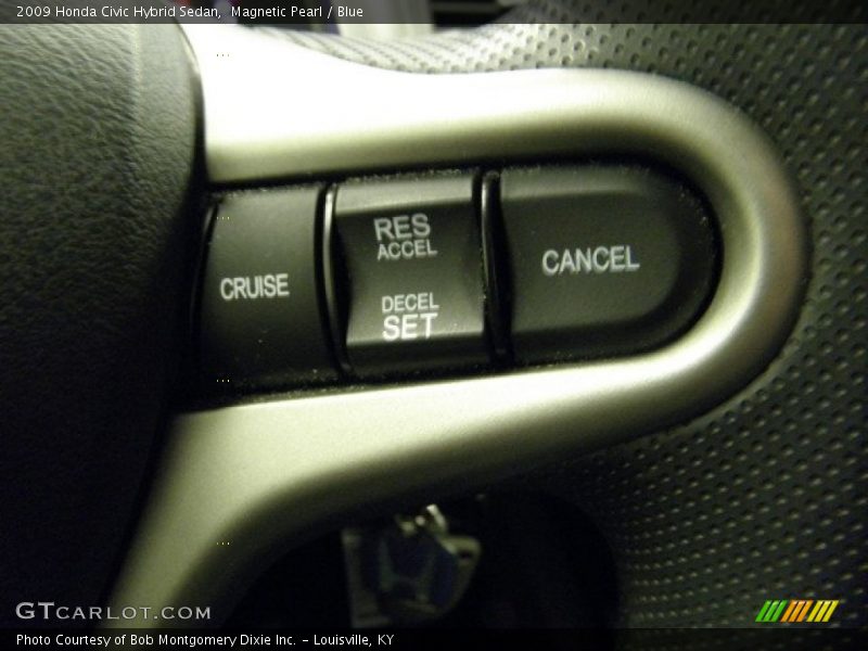 Magnetic Pearl / Blue 2009 Honda Civic Hybrid Sedan