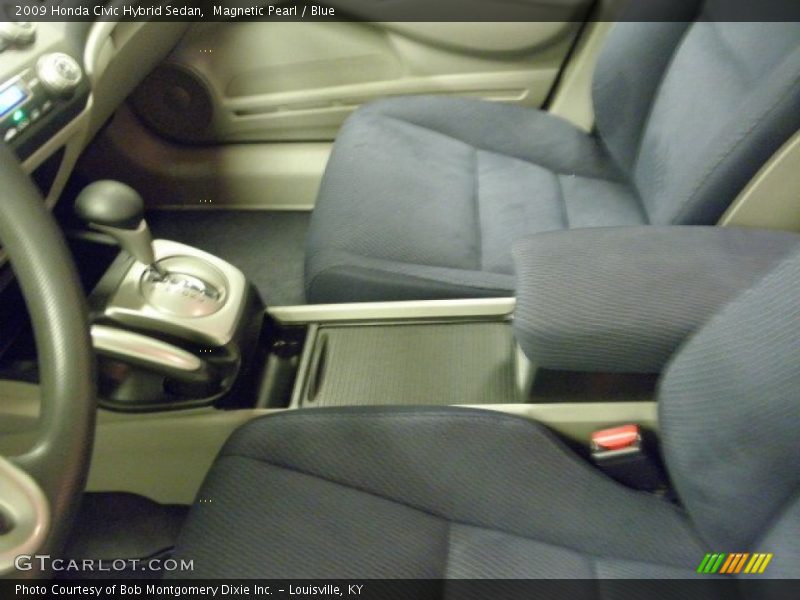 Magnetic Pearl / Blue 2009 Honda Civic Hybrid Sedan