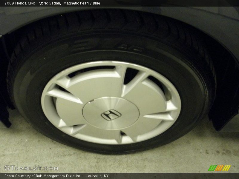 Magnetic Pearl / Blue 2009 Honda Civic Hybrid Sedan